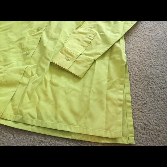 Lime Green City by DKNYC Cotton Shirt - OS - Picture 3 of 7